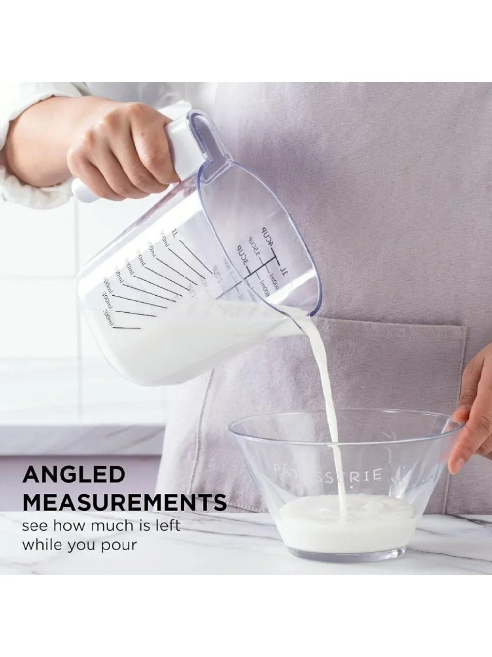 Colorful 9-Piece Measuring Cup Set - Stackable Liquid & Dry Measuring Tools with